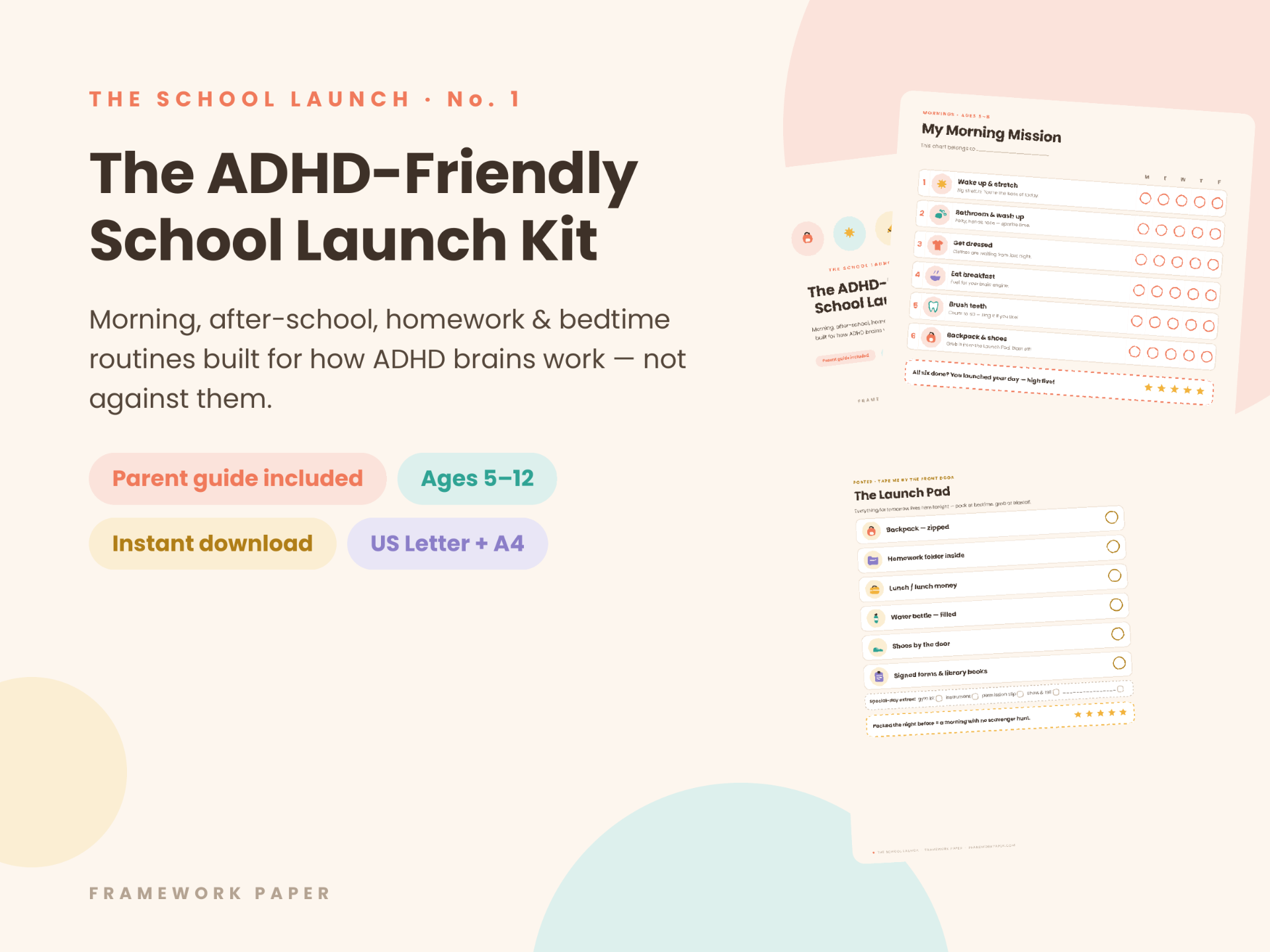 The ADHD-Friendly School Launch Kit — featured preview