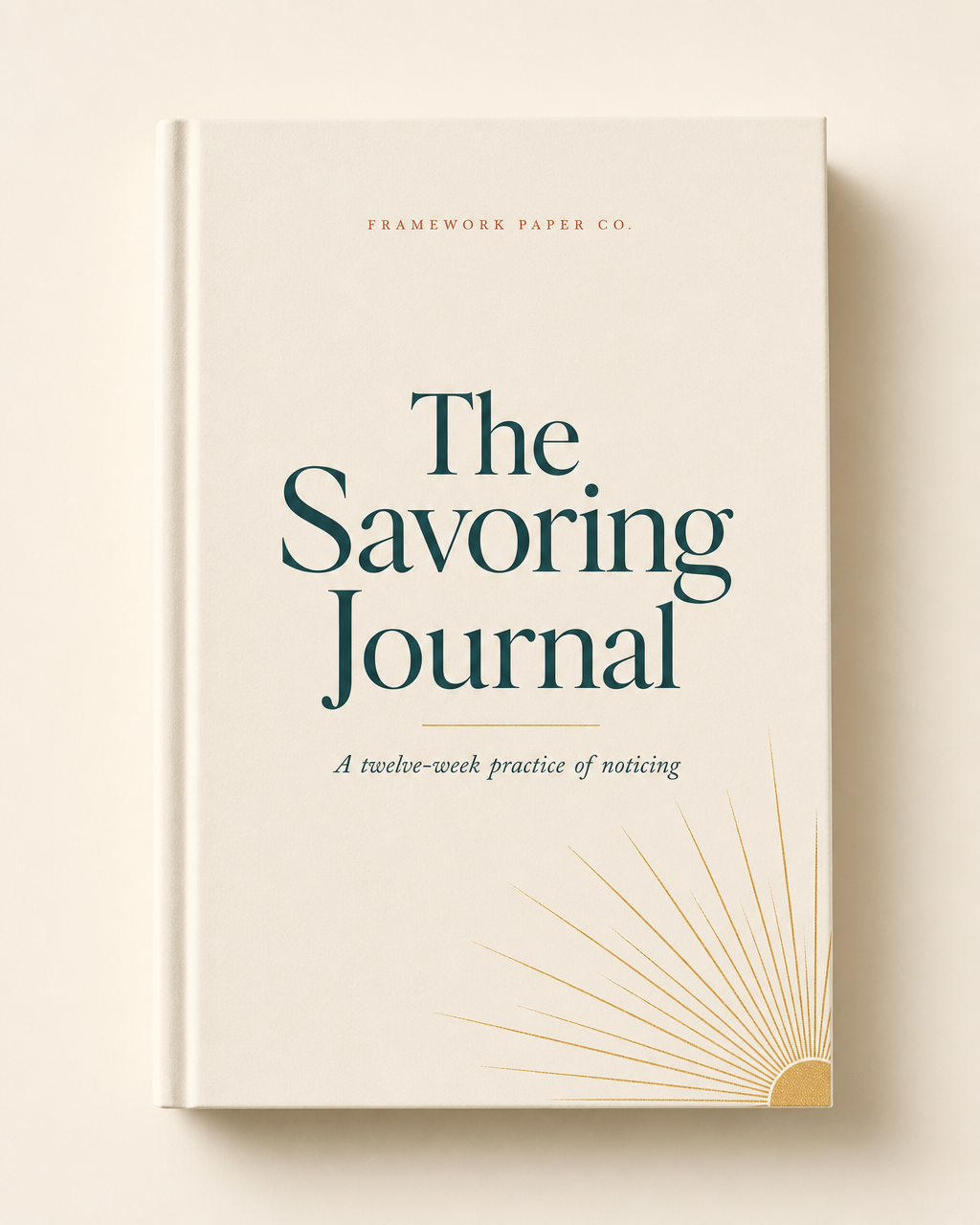 The Savoring Journal — cover